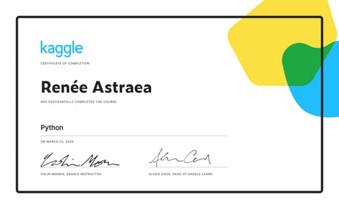 Python certificate